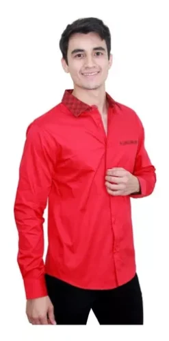 Camisa Marca Pavini Para Hombre Ls021-020-05