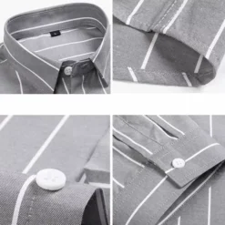 GENERIC Camisa A Rayas Entallada Para Hombre De Marca Summer Brand -Lee || Dockers Soldes Boutique D NQ NP 607096 CBT70071144166 062023 O