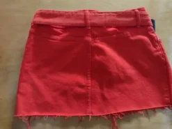 Falda Corta De Mezclilla Naranja Marca Bershka Talla36 Nueva -Lee || Dockers Soldes Boutique D NQ NP 614658 MLM53527094573 012023 O