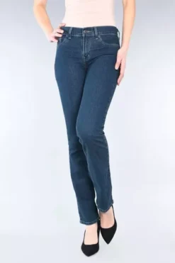 Oggi Jeans Dama (yess) Cintura Alta Corte Recto Para Bota