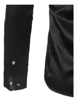 GENERIC Camisas De Vestir De Satén Negro For Hombre 2020 Marc -Lee || Dockers Soldes Boutique D NQ NP 627448 CBT70046375939 062023 O