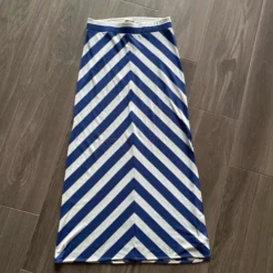 Falda Larga Rayas Marca The Limited