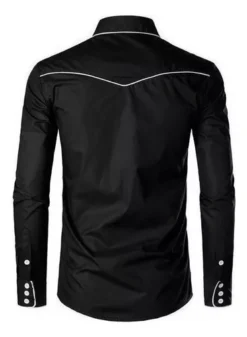 GENERIC Camisa Western Cowboy Masculina Marca Design Bordado Slim Fi -Lee || Dockers Soldes Boutique D NQ NP 636319 CBT70325594591 072023 O