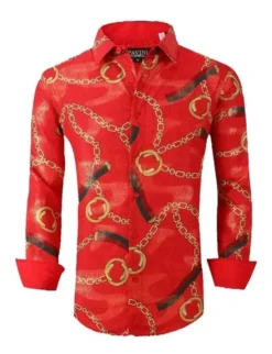 Camisa Marca Pavini Para Hombre Ls022-004 (6-9)