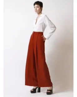 Pantalón Ancho Tiro Alto Para Mujer Mod.dprc0233 Marca Lob® -Lee || Dockers Soldes Boutique D NQ NP 651507 MLM70066933357 062023 O