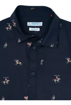 Camisa Manga Larga Estampada Niño Marca Mayoral 417041 -Lee || Dockers Soldes Boutique D NQ NP 657945 MLM51282434459 082022 O