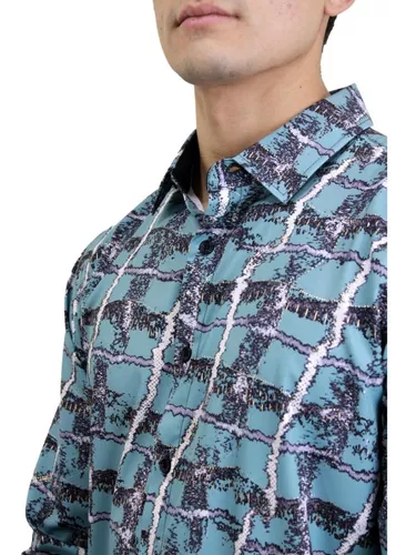 Camisa Marca Pavini Para Hombre Ls021-024-29 4 Camisa Marca Pavini Para Hombre Ls021-024-29 â Image 2