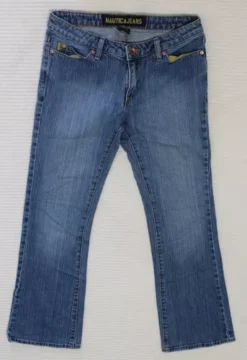 Pantalon Mezclilla Mujer Talla 4 Marca Nautica Corte Bota Az