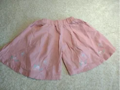 Shorts Falda Rosa Palo Para Niña. Talla 4-5 Años
