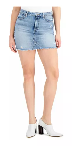 Mini Falda De Mezclilla Marca Guess Original