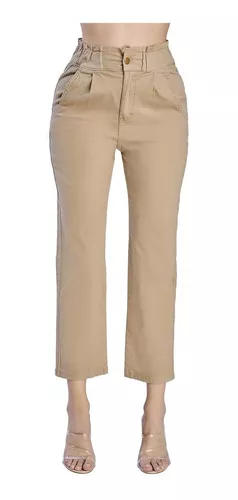 Pantalon De Moda Tiro Alto Corte Recto Fit Perfecto Devendi