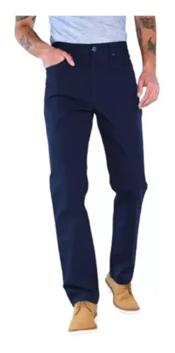 Pantalón De Gabardina Furor Maverick Corte Recto