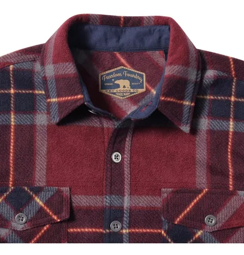 Camisa Forro Polar, Marca Freedom Foundry Talla Xl Original 6 Camisa Forro Polar, Marca Freedom Foundry Talla Xl Original – Image 4