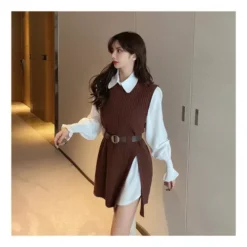 Camisa Falda Chaleco De Punto Conjunto De Dos Piezas -Lee || Dockers Soldes Boutique D NQ NP 729292 CBT52676049682 122022 O