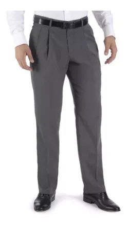 Pantalón Yale De Vestir Con Pinzas Amur Classic Fit Hombre