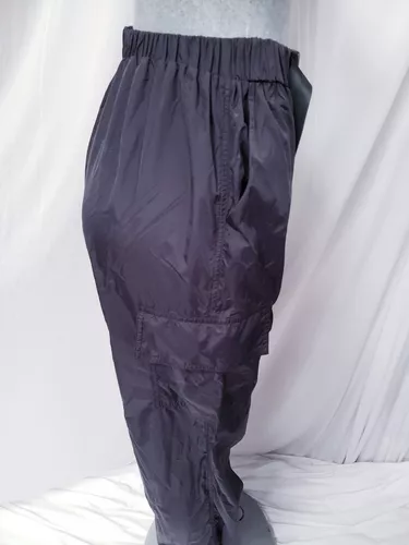 Pantalon Cargo Rompevientos Mujer Negro. La Segunda Bazar 8 Pantalon Cargo Rompevientos Mujer Negro. La Segunda Bazar – Image 6