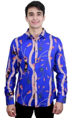 Camisa Marca Pavini Para Hombre Ls021-026-08