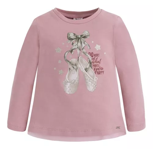 Camiseta M/l Y Falda Tul Marca Mayoral Niña 406173-490975 4 Camiseta M/l Y Falda Tul Marca Mayoral Niña 406173-490975 – Image 2