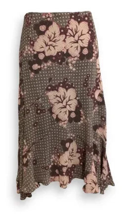 Falda Cafe Marca Anne Klein Original Talla L