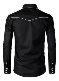 GENERIC Camisa Western Jeans, Marca Hombre, Con Diseño Bordado, S -Lee || Dockers Soldes Boutique D NQ NP 834057 CBT70009211487 062023 O