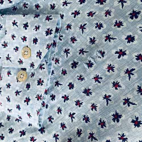 Camisa Marca Florentino De Hombre Regular Fit Lino Color Azu 4 Camisa Marca Florentino De Hombre Regular Fit Lino Color Azu – Image 3