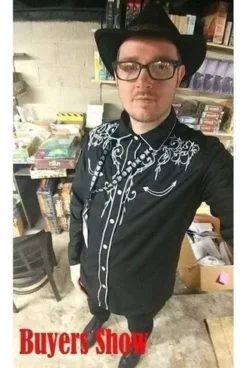 GENERIC Camisa Vaquera De Estilo Vaquero Para Hombre, Bordada, Delga -Lee || Dockers Soldes Boutique D NQ NP 841763 CBT70010037353 062023 O