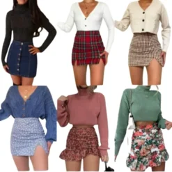 Lote De 10 Mini Faldas Americanas -Lee || Dockers Soldes Boutique D NQ NP 846371 MLM70092411190 062023 O