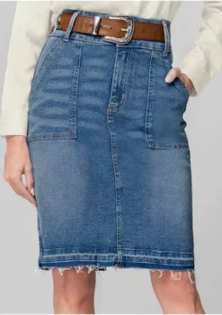 Falda De Mezclilla Para Dama En Talla # 9 Marca Andrea.