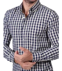 Camisa Cuadros Para Hombre Mod.b25205 Marca Bobois® -Lee || Dockers Soldes Boutique D NQ NP 875099 MLM51459194107 092022 O