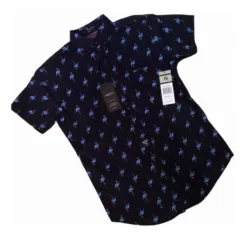 Camisa Marca Geometrix New York, Diseño De Flamingos