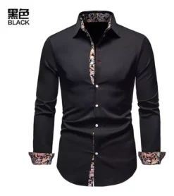 OEM Camisa De Manga Larga Con Cuello Para Hombre Polo De Marca