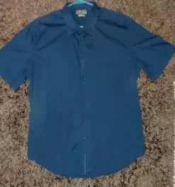 Camisola Manga Corta Talla Grande Azul Marino Marca Zara