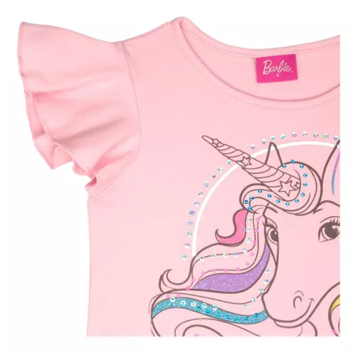 Conjunto Falda Multicolor Unicornio Marca Barbie Para Niña 5 Conjunto Falda Multicolor Unicornio Marca Barbie Para Niña – Image 3
