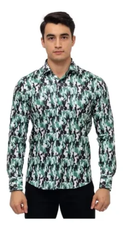 Camisa De Caballero Manga Larga Marca Benziny Ls5039 Hombre