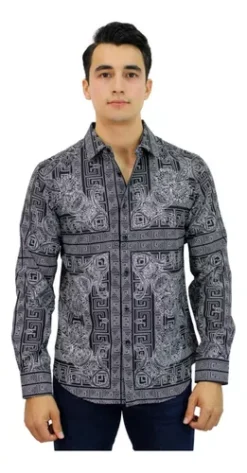 Camisa Para Caballero Marca Pavini Ls022-006-29