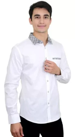 Camisa Marca Pavini Para Hombre Ls021-020-03